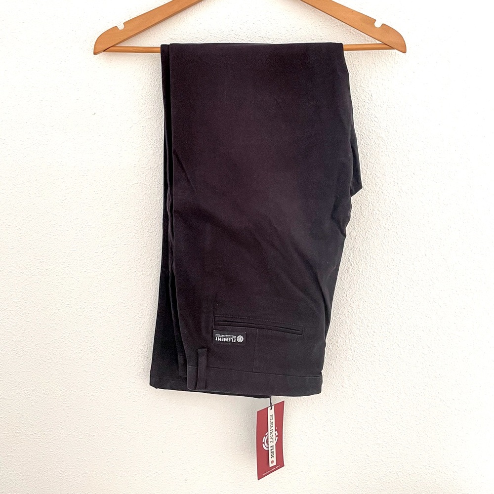 Element “Howland” Chinos. Size 32. Slim Fit. Black. Brand New with Tags.